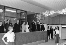 91511 Afbeelding van de officiële opening van het overdekte instructiebad bij het openlucht zwembadencomplex Fletiomare ...